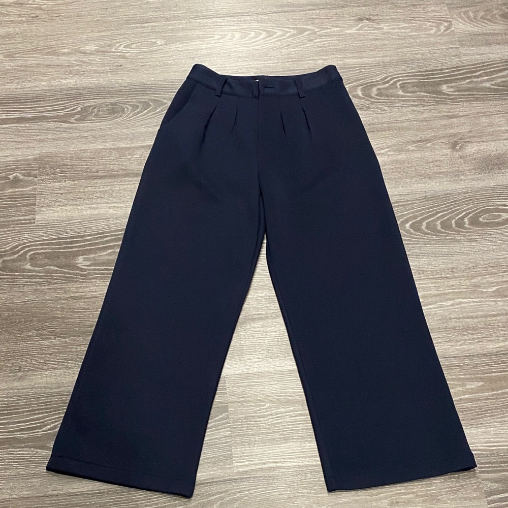 Sage Navy Trousers